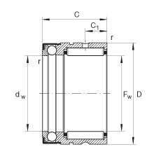 Bearing NX7-Z-TV INA