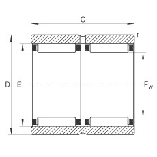 Bearing RNAO60X78X40-ZW-ASR1 INA