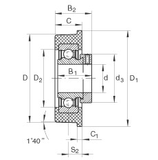 Bearing CRB30/92 INA