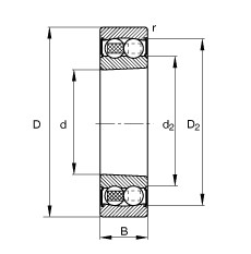 Bearing 2213-K-2RS-TVH-C3 FAG