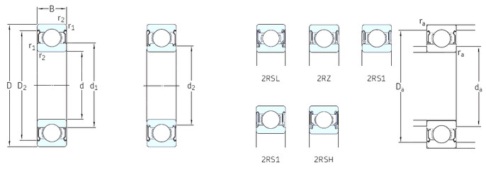 Bearing W638/4X-2RS1 SKF