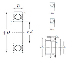 Bearing 6310-2RD KOYO