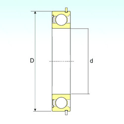 Bearing 6314-ZNR ISB