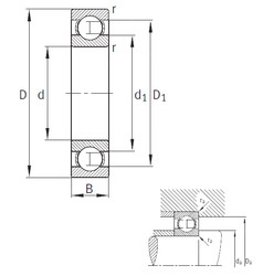 Bearing 618/800-M FAG