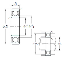 Bearing 6310 2RD C3 KOYO