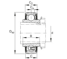 Bearing UK210 FAG