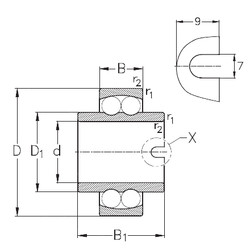 Bearing 11210 NKE