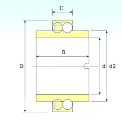 Bearing 11207 TN9 ISB