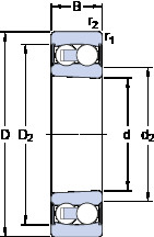 Bearing 2307 E-2RS1KTN9 SKF