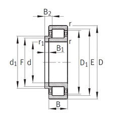 Bearing NJ410+HJ410 CYSD