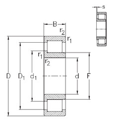 Bearing NJ2340-VH NKE