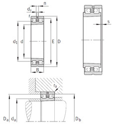 Bearing NN3092-AS-K-M-SP INA