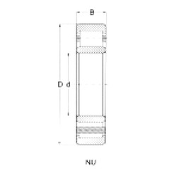 Bearing NU418 CRAFT