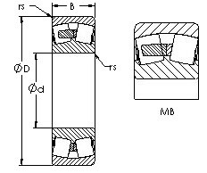 Bearing 24144MB AST