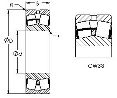 Bearing 24136CW33 AST