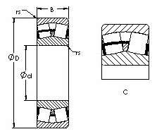 Bearing 24136CA AST