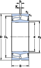 Bearing 24156-2CS2K30/VT143 SKF