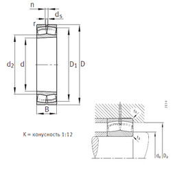 Bearing 24140-B-K30 FAG