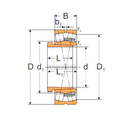 Bearing 24144 MBW33+4753744HK MPZ