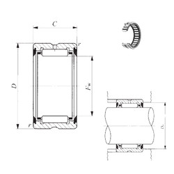 Bearing RNA 6905UU IKO