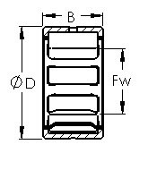 Bearing NK95/36 AST