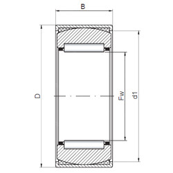 Bearing RPNA35/52 ISO