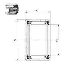 Bearing TLA 3516 UU IKO