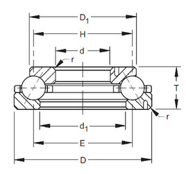 Bearing 540TVL720 Timken