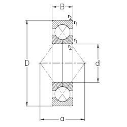 Bearing QJ314-MPA NKE