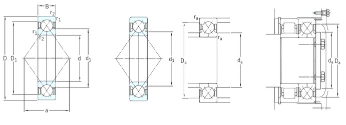 Bearing QJ338N2MA SKF