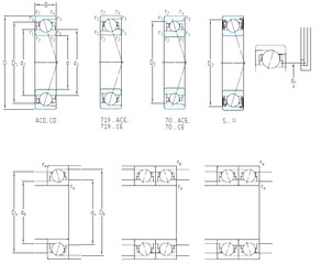 Bearing S71928 CD/HCP4A SKF