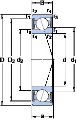 Bearing S71924 CE/HCP4A SKF