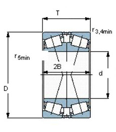Bearing 31309 J2/QCL7CDF SKF