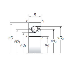 Bearing 60TAC120B NSK
