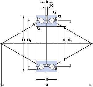 Bearing BEAS 012042-2RS SKF