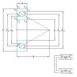 Bearing BSD 55100 CG SKF