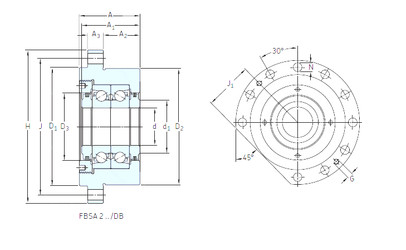Bearing BSDU 225 DD SNFA