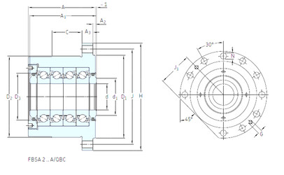Bearing BSQU 250/1 TDT SNFA