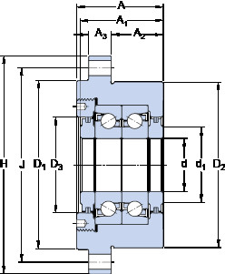 Bearing FBSA 204/DB SKF
