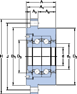 Bearing FBSA 206/DF SKF