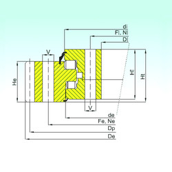 Bearing ER3.40.3150.400-1SPPN ISB
