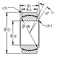 Bearing GEG8N AST