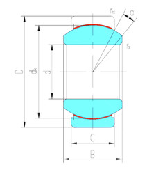 Bearing GEG90ET-2RS LS