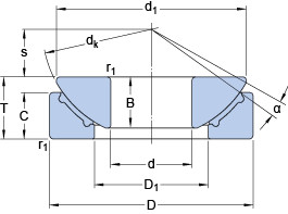 Bearing GX 80 F SKF