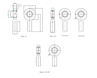 Bearing SALA70ES-2RS SKF
