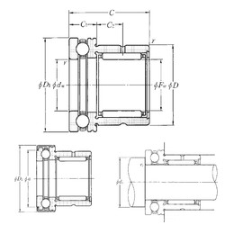 Bearing NKX70Z NTN