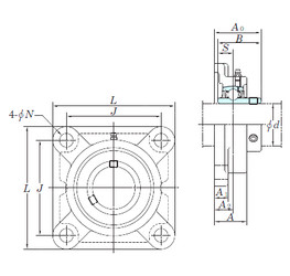 Bearing UXPX11-36 KOYO