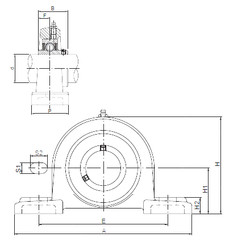 Bearing UCPX17 ISO