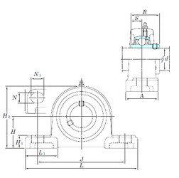 Bearing UCP328SC KOYO