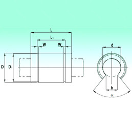 Bearing KBO4080-PP NBS